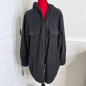 Belle by Kim Gravel Black Fleece Shacket size 2X